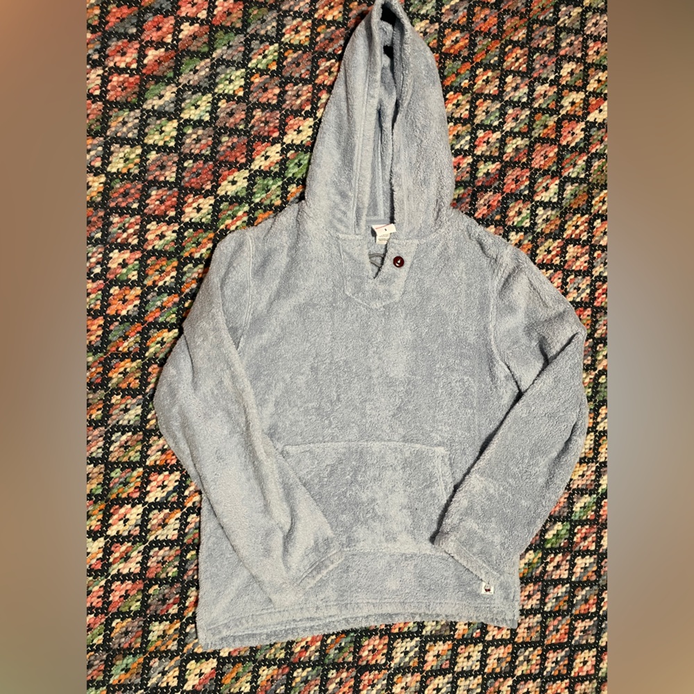 Birdwell Soft Blue Hooded Towel